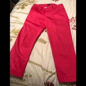 Ralph Lauren pink crop pants. Size 6